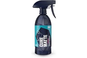 GYEON Cure Matte Redefined Hydrophobic Ceramic Spray Sealant for Matte Paint Vinyl PPF Vehicles with Silica Protection and Water Beading Long‑Lasting Matte Finish