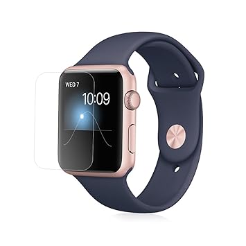 Solo Pelle Screen Protector Tempered Glass Hartglas Schutzfolie für Apple Watch 42mm Display Schutzglas Glasfolie