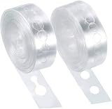 KkaFFe Balloon Arch Kit Tape Strip Single Double Hole Transparent