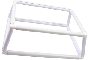 Qsvbeeqj Square Stitching Clip Frame Double Layer Sticker Clip Frame Square Stick Clip Frame for Embroidery