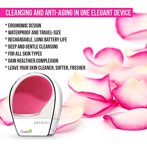 SOLO Mio Sonic Face Cleanser and Massager Brush Beauty & Personal Care, Skin Care, Face, Exfoliators, Polishes & Scrubs, Exfoliators