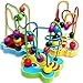 Ikevan Hot Selling Colorful Wooden Mini Around Beads Educational Game Toy Gift for Children Kids Baby 0-3 Years Old Kids