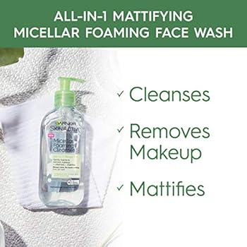 garnier micellar foaming cleanser oily