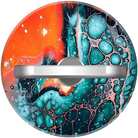 Finger Ring Stand, Customized Cell Phone Ring Grip Holder 360 Degree Rotation Universal for iPhone, iPad, iPod, Kindle, All Smartphones and Tablet Device - Resin Art