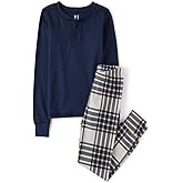 The Children's Place boys 100% Cotton Long Sleeve Top and Pants,2 Piece Pajama Set