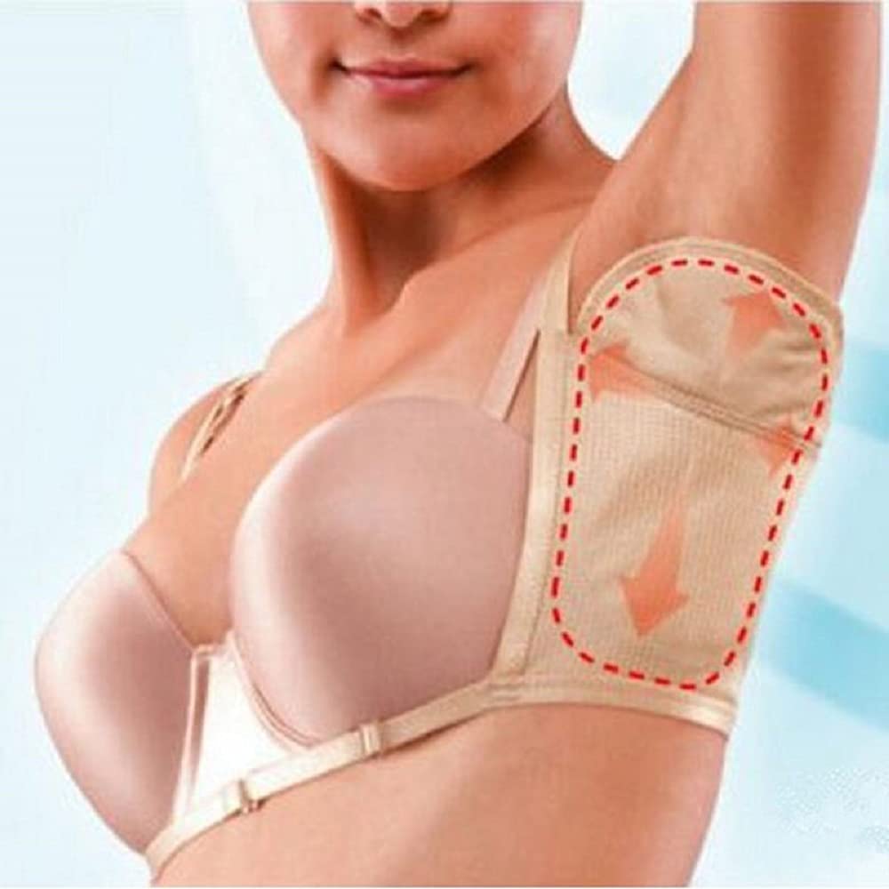 Photo 1 of 2 Pcs/pair New Reusable Women Washable Underarm Armpit Sweat Pads Perfume Absorbing Anti