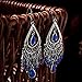 Fashion Chandelier Earrings For Women BoHo Dangle Indian Earrings EAG080 Blue