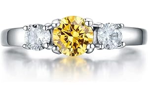 AILAAILA Birthstone Rings Size 1-10 Cubic Zirconia Stainless Steel Birthday Mother's Ring Daughter Gifts Jewelry for Girls Women