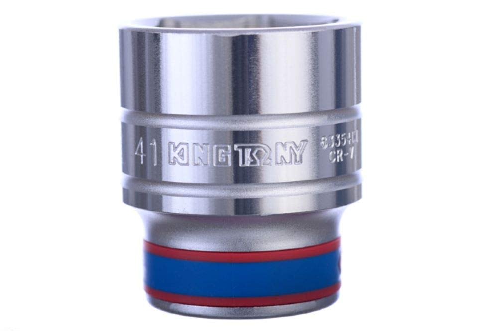 KING TONY 633541M Socket 3/4" Hexagonal 41mm for DIYers & Professionals, Designed for Repair and Installation tasks, 41mm