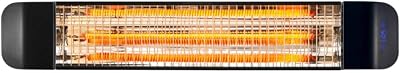 Devola 2400W Infrared Patio Heater Wall Mounted IP65 WiFi LED Timer Remote