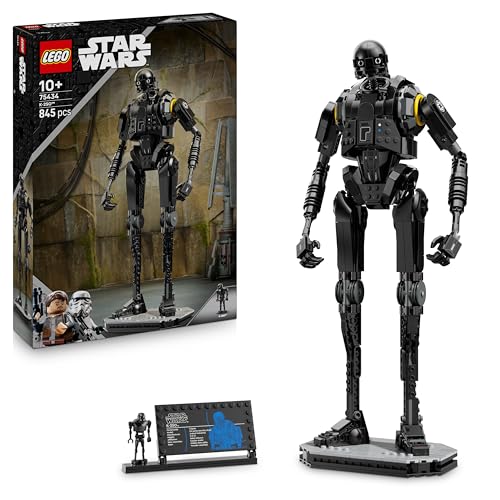 LEGO Star Wars 75434 Droide di Sicurezza K-2SO - Action Figure Giocattolo Snodabile da Costruire e da Esporre - Modello da Collezione con Targhetta - Regalo per Bambini, Bambine e Adulti Fan di Andor