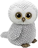 Ty 36840 Owlette - Glitter Eye Pink Owl White 42 cm - Superb All Round Hanger - Great, Glub Sliding Beanie Boo's