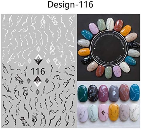 5 Sheets Gradient Striped Griotte Lines 3D Nail Art Sticker Adhesive Decal Japanese Nail Accessories for Nail Decorations Gel Polish Decal and sticker