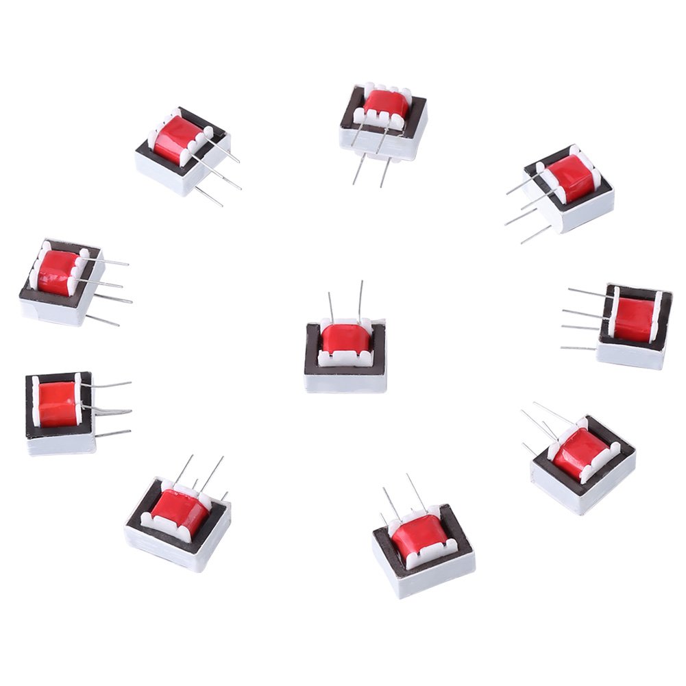 Oumefar 10Pcs/Pack EI14 High Efficiency Audio Isolation Transformer 600 : 600 Ohm 1:1 Audio Transformer for Automatic Control - Image 3