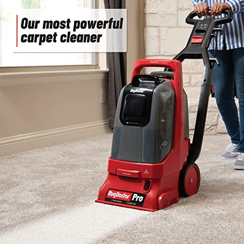 Rug Doctor Pro Deep Commercial Carpet Cleaning Machine, Large Red
