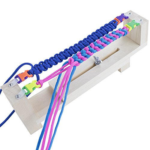 Jig Bracelet Maker with Parachute Cord Heavy Duty Buckles Wristband