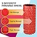 Yes4All Deep Tissue Massage AccuPoint Roller, Red, 12