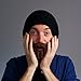 Beardo Original Detachable Beard Hat, Black Brown
