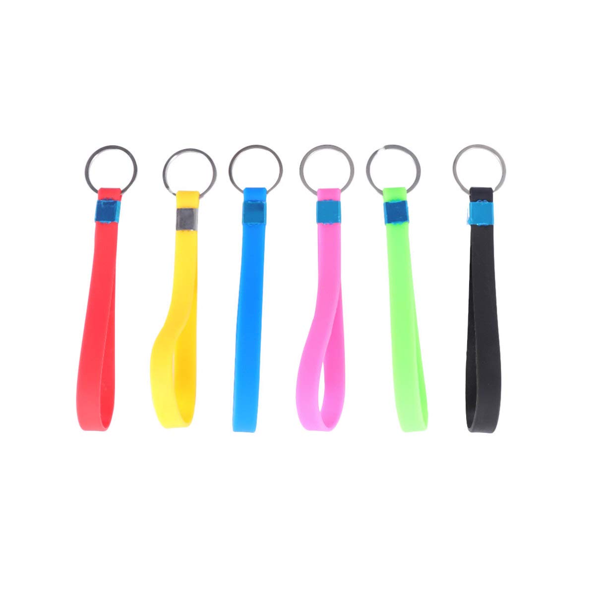 NUOBESTY 6Pcs Keychain Strap Wristlet Wrist Lanyard