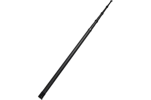 5m/16.4ft Invisible Selfie Stick, 9 Section Carbon Fiber Extended Super Long Pole for X4 X3 X2, 2 1/4 Inch Screw Interface