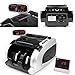 WYZworks Money Bill Counter with Ultraviolet, Magnetic and Infrared (UV/MG/IR) Counterfeit Bill Detection and External Display