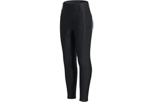 K898 Kids Equestrian Breeches Girls Horseback Riding Pants Youth Horse Riding Full Seat Tights with Pockets Belts