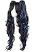 MapofBeauty Multi-color Lolita Long Curly Clip on Ponytails Cosplay Wig