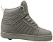 Heelys Boys' Uptown Sneaker, Grey Solid, 5 M US Big Kid
