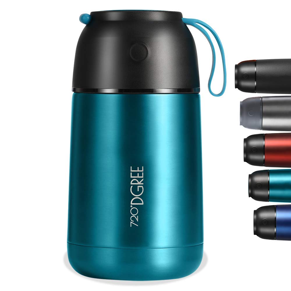 720°DGREE Thermo Food Flask “wunderJar“ 730ml - Premium Stainless Steel, BPA-Free - Insulated Container for Hot Lunch, Meal Prep, Soup & Outdoor-Dinner - Storage Box for Cold Ice or Yoghurt to go