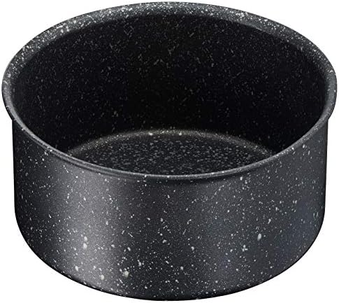 Tefal Ingenio Authentic Set de 3 Casseroles 16/18/20 cm (1,5/2,1/3 L) + 1 Poignée Amovible Induction, Antiadhésif, Noir Moucheté L6719012