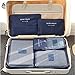 Fantasy Packing cubes Organizers for Travel Camping for Clothing Cosmetics Socks Underwares Bras Ties, Set of 6