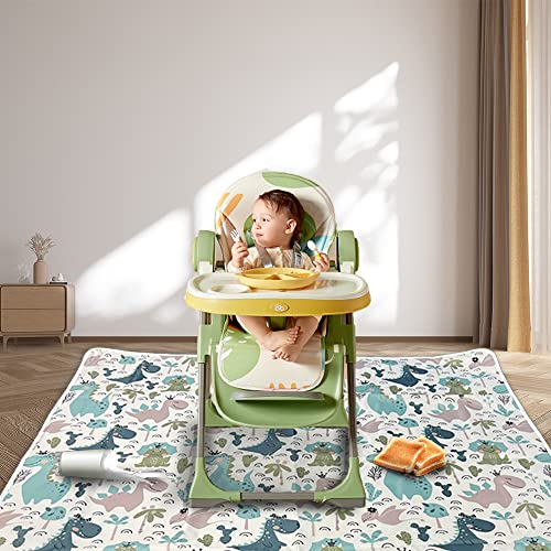 Baby Splat Mat for Under High Chair, 51