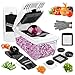 Vegetable Chopper, ONSON Onion Chopper Spiralizer Vegetable Slicer Dicer - Mandoline Slicer WITH LARGE CONTAINER Food Chopper - Veggie Chopper Vegetable Cutter Potato Slicer - Choppers and Dicers
