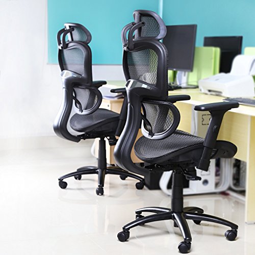 Komene Ergonomic Mesh Office Chair, High Back Home Computer Chair with Lumbar Support