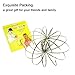 Flow Rings Kinetic Sculpture Spring Toy, XYIYI Multi Sensory Interactive 3D Shaped Magic Ring for Adults and Kids (Silver)