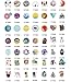 Cute Stickers(105Pcs),Laptop and Water Bottle Decal Aesthetic Sticker Pack for Teens, Girls, Women Vinyl Stickers