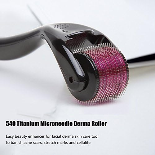 Face Tool 540 Microneedle Derma Roller Skincare Face Roller for Skin Internal Regeneration, Anti-aging, Acne Scar and Wrinkles Removal (0.5mm)