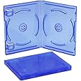 2 Pieces Disc Storage Case for PS4/PS5,Video Game DVD Holder Organizer,Replacement Protective Shell Case for Gaming CD Disk (Double Disc)