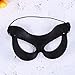 LUOEM Black Eye Half Face Mask Sexy Mask Halloween Costumes for Halloween masquerade Costume Party Ball Fancy Dress (Black)