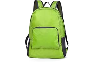 PAXLAMB Backpack Packable Foldable Ultra Lightweight Water Resistant Durable Camping Travel Hiking Daypack for Men Women (Green)