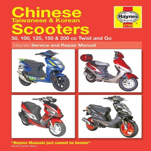 Chinese Taiwanese & Korean Scooters 50cc Thru 200cc, '04'09 50, 100