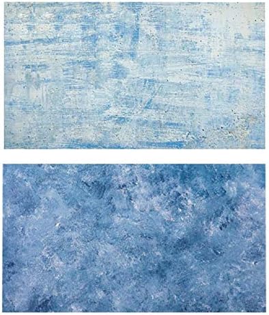 Feccile 22x35 Inch Seamless Background Paper Double Sided Marble Background Texture Pattern Waterproof Paper Photography Backdrop for Cake Jewelry Newborn Paper Board Photo Studio Props