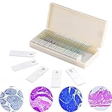 50Pcs Prepared Microscope Slides Set Professional