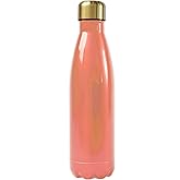 Karma, Stainless Steel Water Bottle 16oz/473ml, Sports Water Bottles, Insulated Water Bottle, Coral
