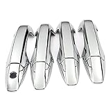 Silver Mirror Triple Chrome Door Handle Cover Trims For Honda CR-V CRV 07-11 2007 2008 2009 2010 2011 Brand New 8Pcs
