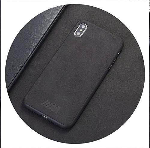 Motorsport AMG Gran Turismo GTR Suede Soft Cover Case for iPhone 6 6S 7 8 Plus X XR XS MAX Luxury Car Alcantara Leather Case,BMM,for iPhone X