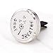 Mesinya Just Breathe (30mm) Air Freshener Diffuser Stainless Steel Car Vent Clip Aromatherapy Free Pads Essential Oil Car Diffuser Lockets