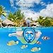 marsboy Full Face Snorkel Mask - Dual-Snorkel for Easier Breathing, Shatterproof PC Design, 180 Degree Viewing Window, Anti-Fog & Anti-Leak, Skin Diving Snorkel Mask Full Face for Adult and Youth, L
