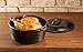 Lodge L8DOL3HH41PLT Cast Iron Dutch Oven with Handle Holders, 5 quart, Black/Red