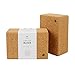 Yoga Blocks 2 Pack Set Cork, Sturdy, Durable, Studio Size Large Yoga Props